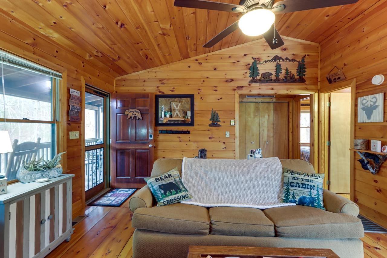 Blue Ridge Cozy Cabin In The Woods With Hot Tub! Eksteriør billede