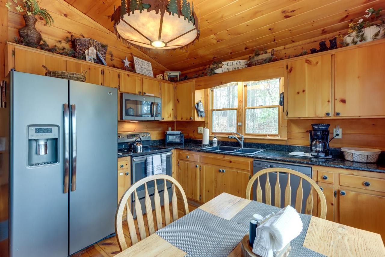 Blue Ridge Cozy Cabin In The Woods With Hot Tub! Eksteriør billede