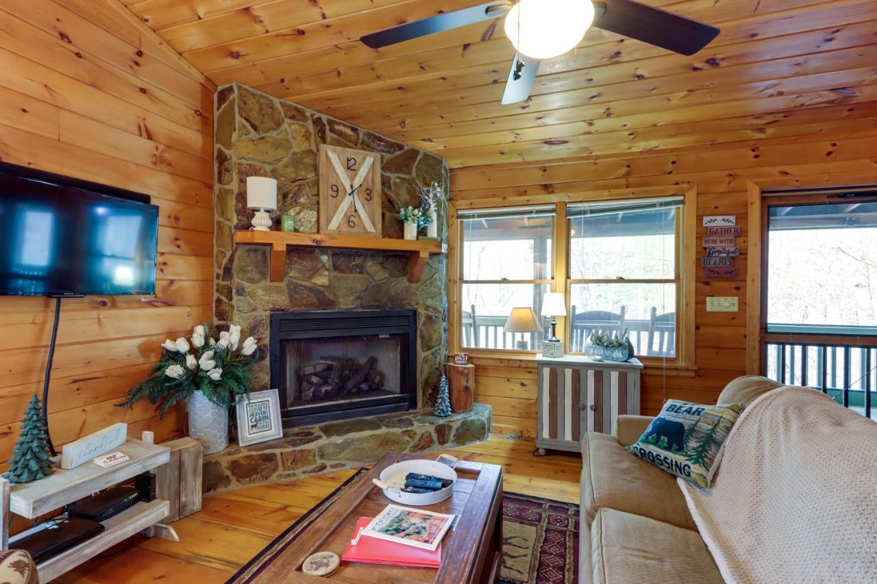 Blue Ridge Cozy Cabin In The Woods With Hot Tub! Eksteriør billede