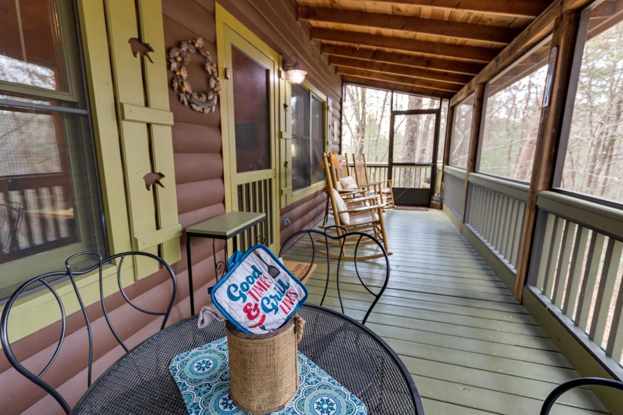 Blue Ridge Cozy Cabin In The Woods With Hot Tub! Eksteriør billede