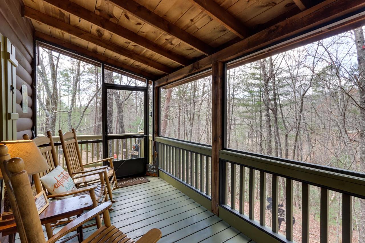 Blue Ridge Cozy Cabin In The Woods With Hot Tub! Eksteriør billede
