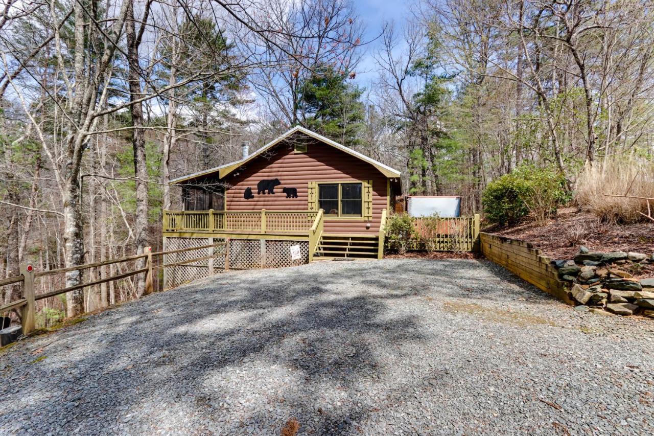 Blue Ridge Cozy Cabin In The Woods With Hot Tub! Eksteriør billede