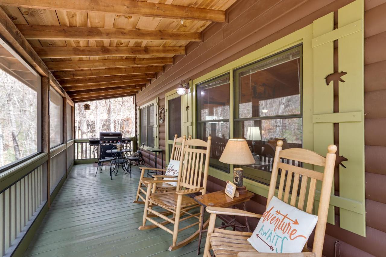 Blue Ridge Cozy Cabin In The Woods With Hot Tub! Eksteriør billede